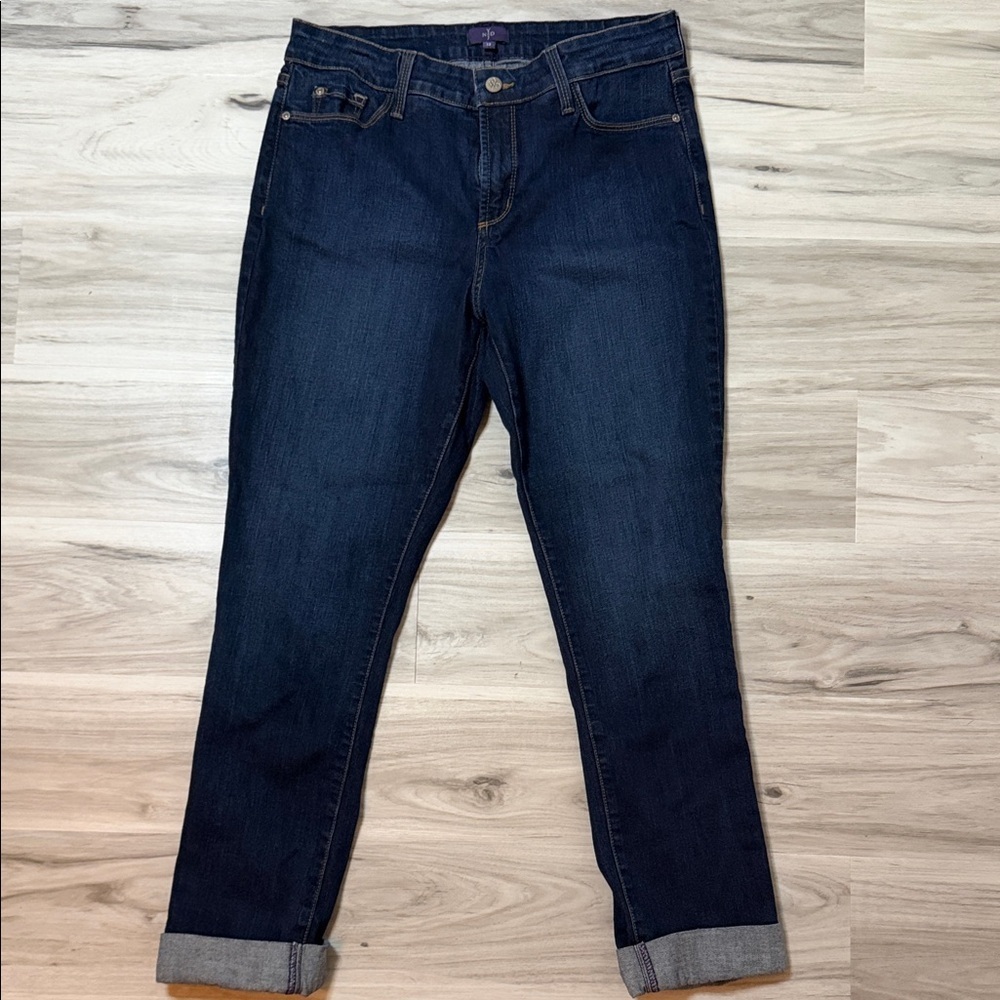 NYDJ Women’s Classic Dark Blue Ankle Jeans size 12